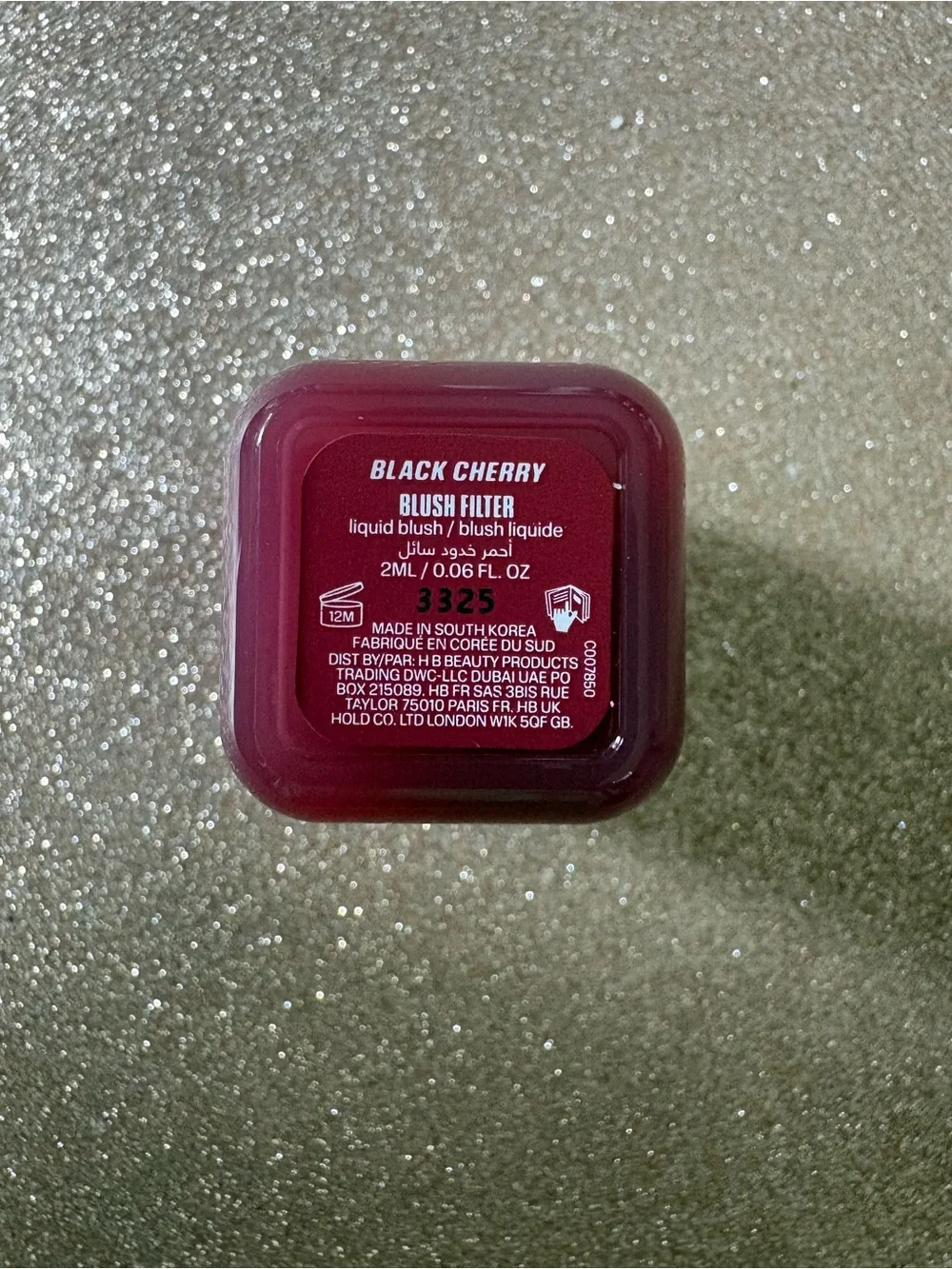 HUDA Black Cherry Blush Filter Mini Size